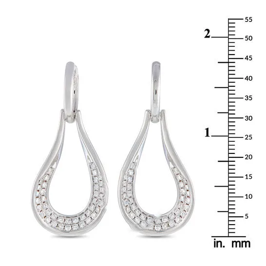 JMS always Original LB Exclusive 18K White Gold 165ct Diamond Drop Earrings Earrings JMS always Original LB Exclusive 18K White Gold 165ct Diamond Drop Earrings Earrings