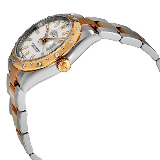 JMS always PreStyled Sets Original Rolex Datejust 31 Automatic White Dial Ladies 18K Gold Watch 178343WSO JMS always PreStyled Sets Original Rolex Datejust 31 Automatic White Dial Ladies 18K Gold Watch 178343WSO
