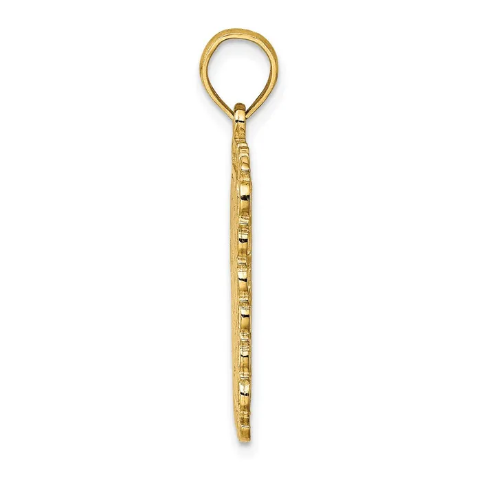14K King Playing Card Charm TreasureFineJewelers Charm Necklaces
