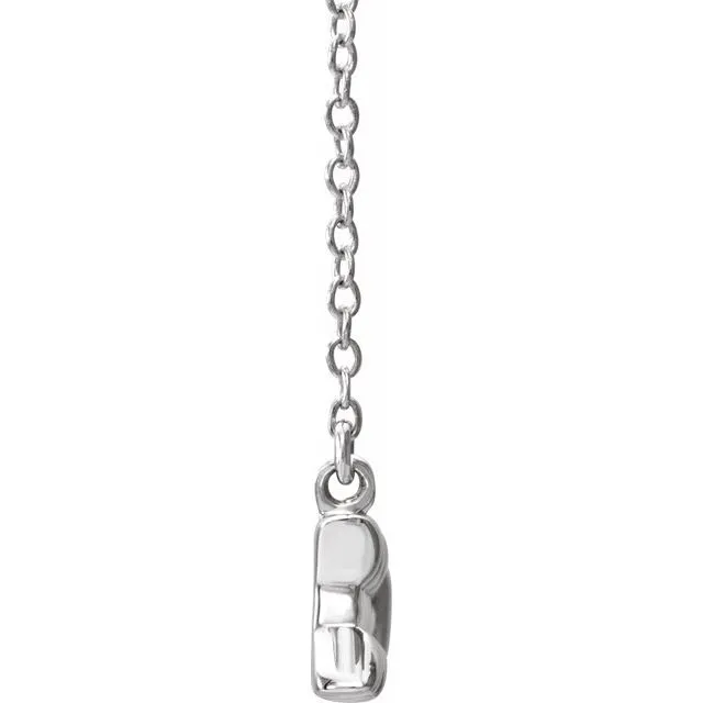 14K White Arrow 1618 Necklace TreasureFineJewelers Necklaces