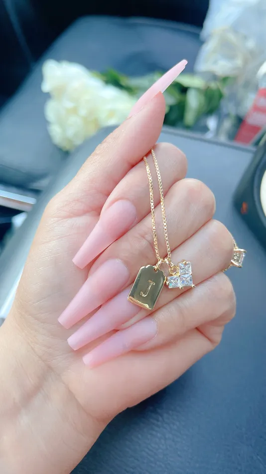 Necklaces MP Jewelry Amore Heart Initial Necklace