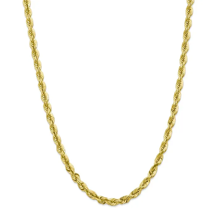 10k 55mm Diamondcut Rope ChainWBC10K04028 WB Choice Jewelry Necklaces 10k 55mm Diamondcut Rope ChainWBC10K04028 WB Choice Jewelry Necklaces