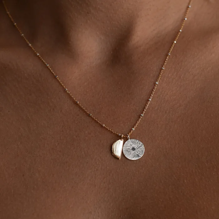 IZA JEWELRY Necklaces Demi Solstice Necklace gold IZA JEWELRY Necklaces Demi Solstice Necklace gold