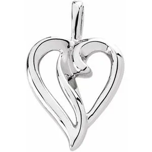 WB Choice Jewelry Necklaces 10K Yellow Heart Pendant8073773217PSTWBC