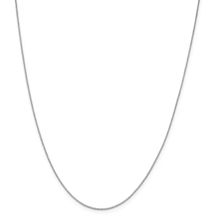 WB Choice Jewelry Necklaces 18K Leslies WG 9mm Box ChainWBC18LP2218
