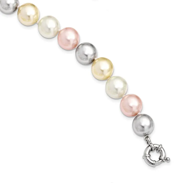 WB Choice Jewelry Sterling S Majestik Rhpl 1213mm MultiColor Imitat Shell Pearl NecklaceWBCQMJN131MX18 Necklaces WB Choice Jewelry Sterling S Majestik Rhpl 1213mm MultiColor Imitat Shell Pearl NecklaceWBCQMJN131MX18 Necklaces